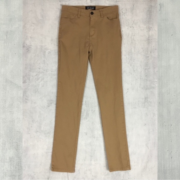 Urban Heritage Denim - Urban Heritage Skinny Fit Jeans Womens 30 Brown Cotton Spandex Mid Rise Pants